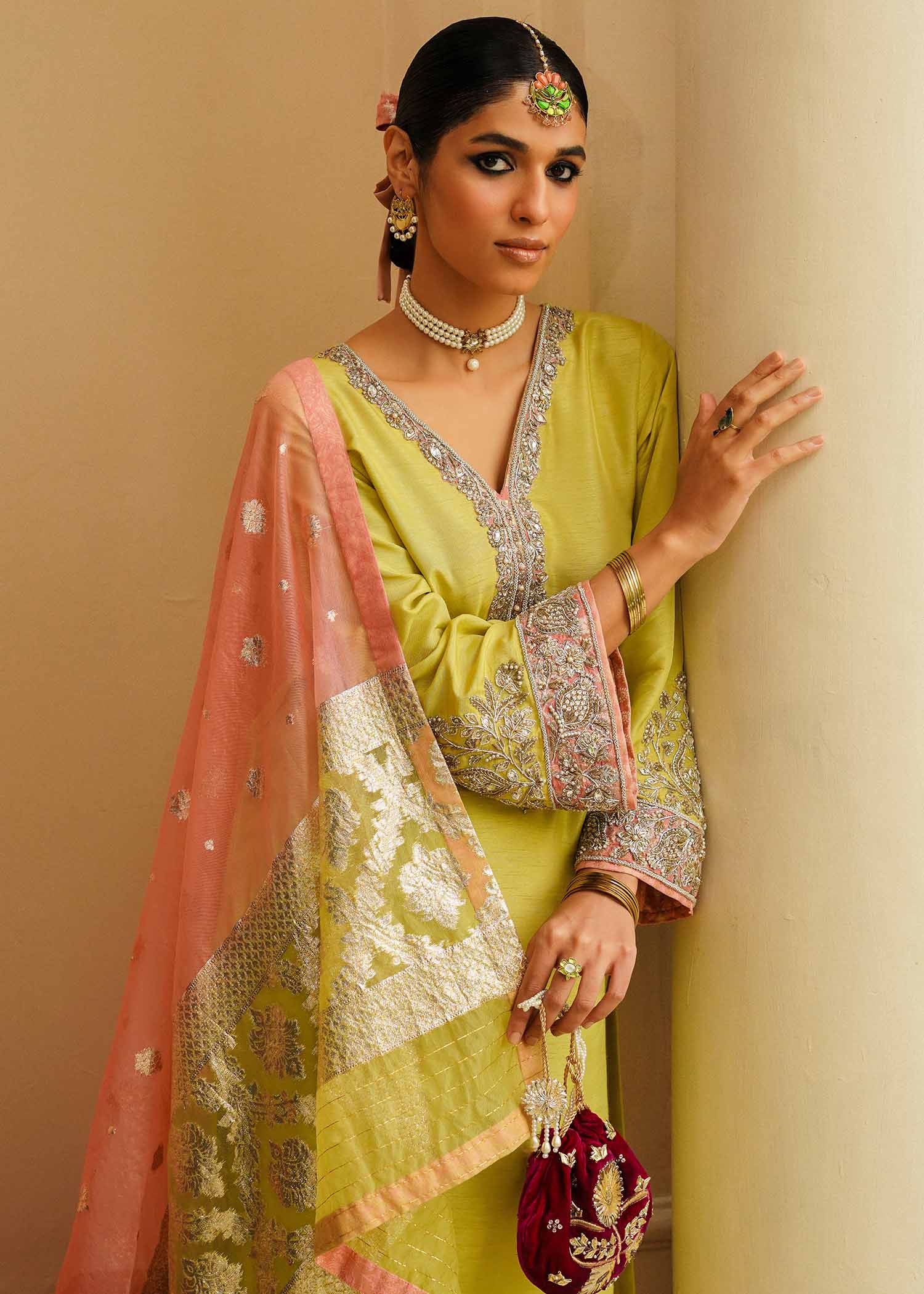 Mahgul | Eid Edit 2024 | Lemon Mint by Designer Mahgul - House of Maryam - Pakistani Designer Ethnic Wear in {{ shop.shopifyCountryName }}