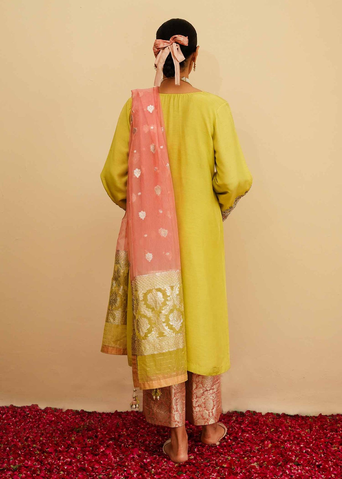 Mahgul | Eid Edit 2024 | Lemon Mint -  Mahgul Luxury - Original Designer Dress - House of Maryam