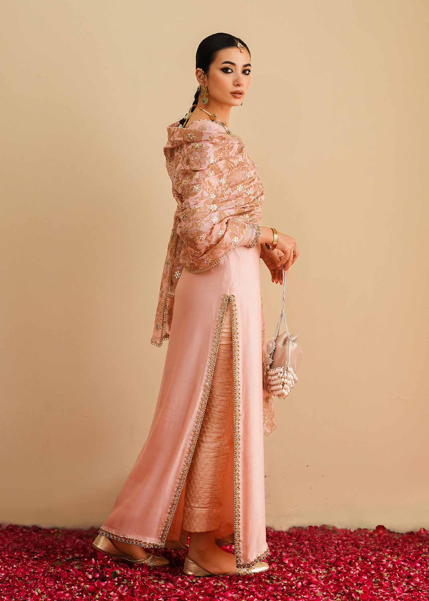 Mahgul | Eid Edit 2024 | Pink Elegance by Designer Mahgul - House of Maryam - Pakistani Designer Ethnic Wear in {{ shop.shopifyCountryName }}