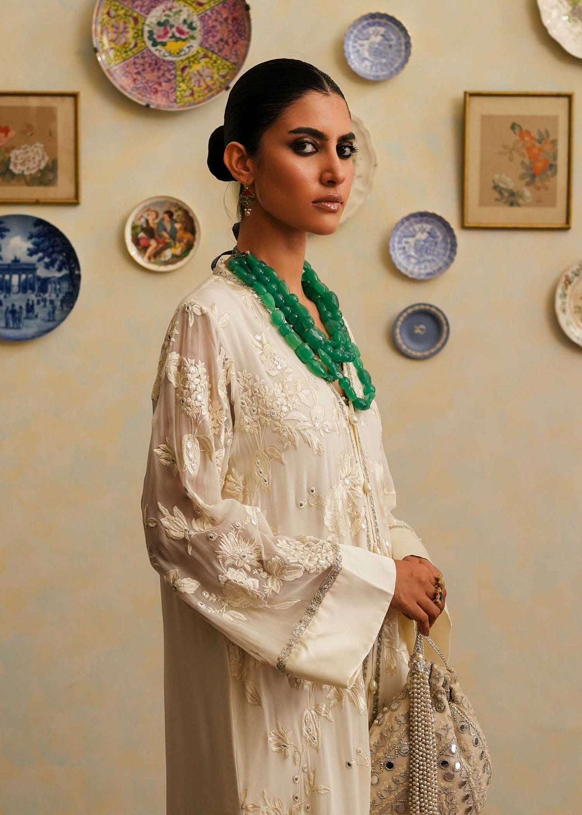 Mahgul | Eid Edit 2024 | Luxe Ivoir -  Mahgul Luxury - Original Designer Dress - House of Maryam