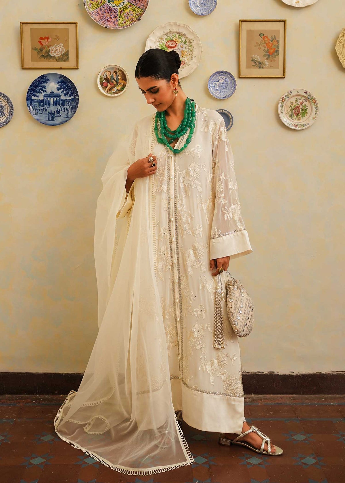 Mahgul | Eid Edit 2024 | Luxe Ivoir -  Mahgul Luxury - Original Designer Dress - House of Maryam