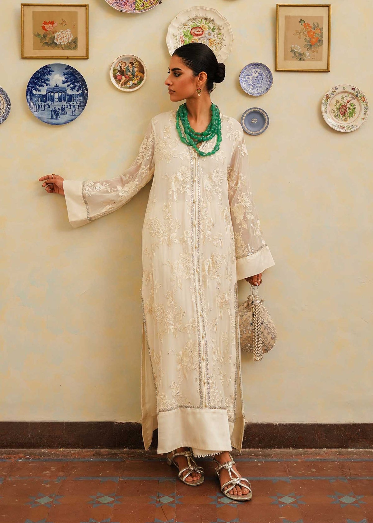 Mahgul | Eid Edit 2024 | Luxe Ivoir -  Mahgul Luxury - Original Designer Dress - House of Maryam