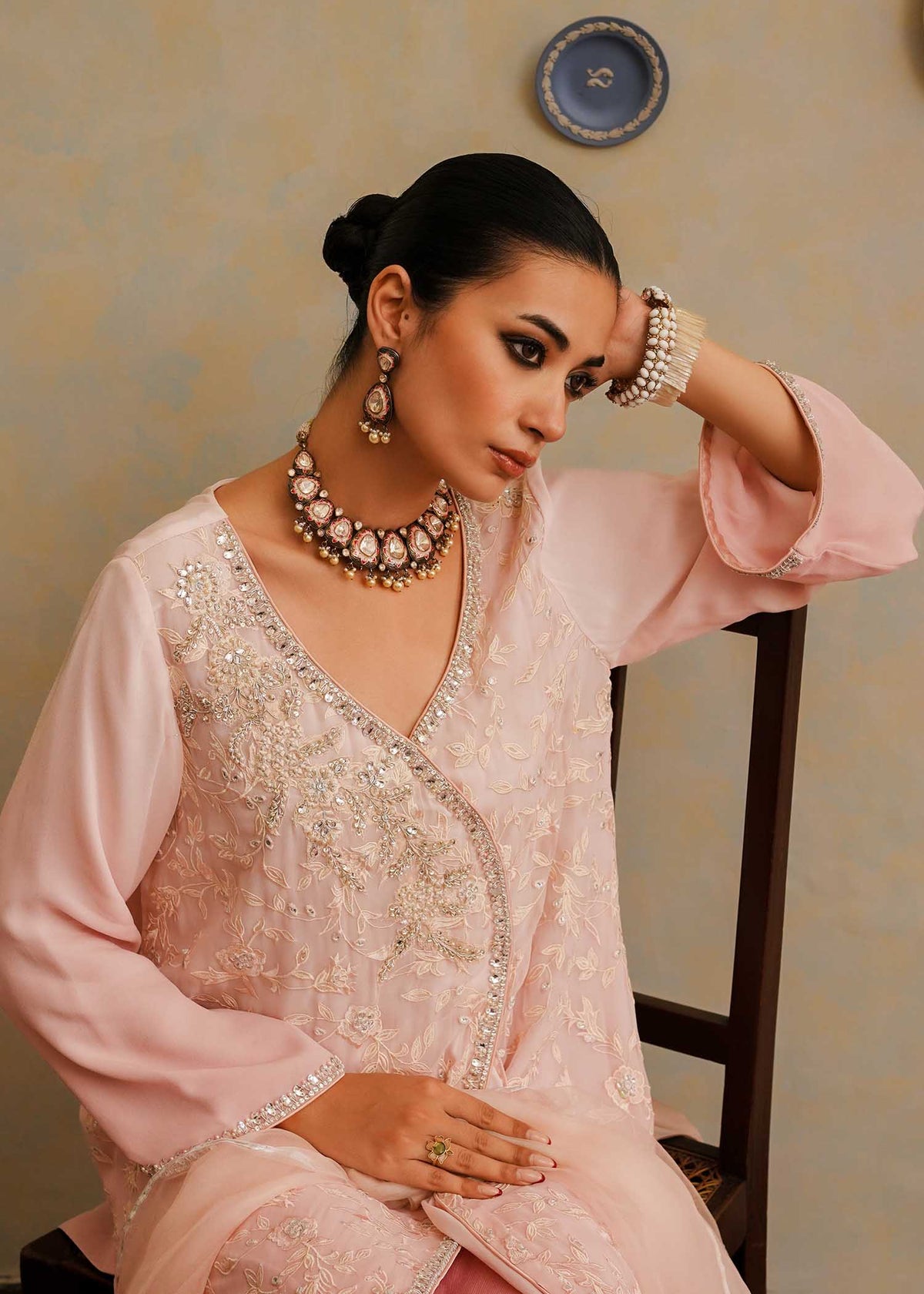 Mahgul | Eid Edit 2024 | Pink Shade -  Mahgul Luxury - Original Designer Dress - House of Maryam