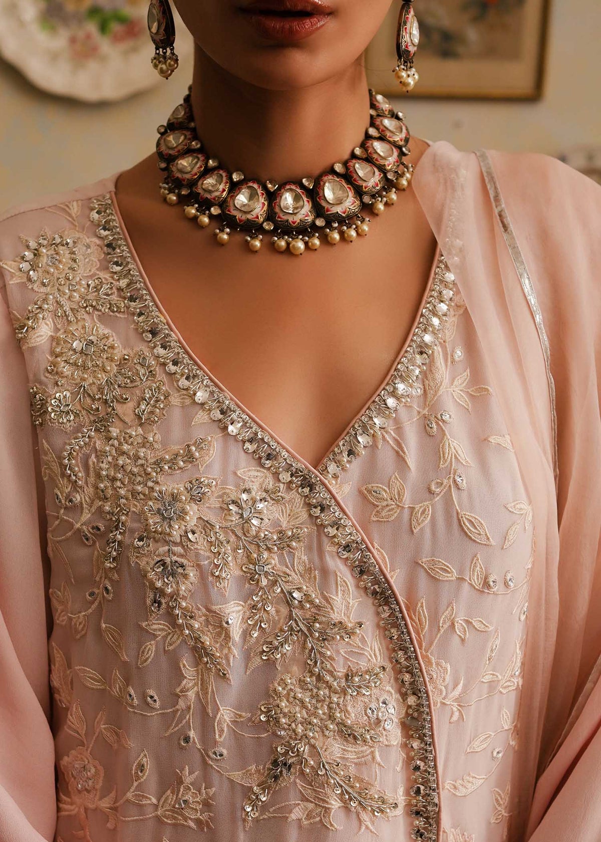 Mahgul | Eid Edit 2024 | Pink Shade -  Mahgul Luxury - Original Designer Dress - House of Maryam