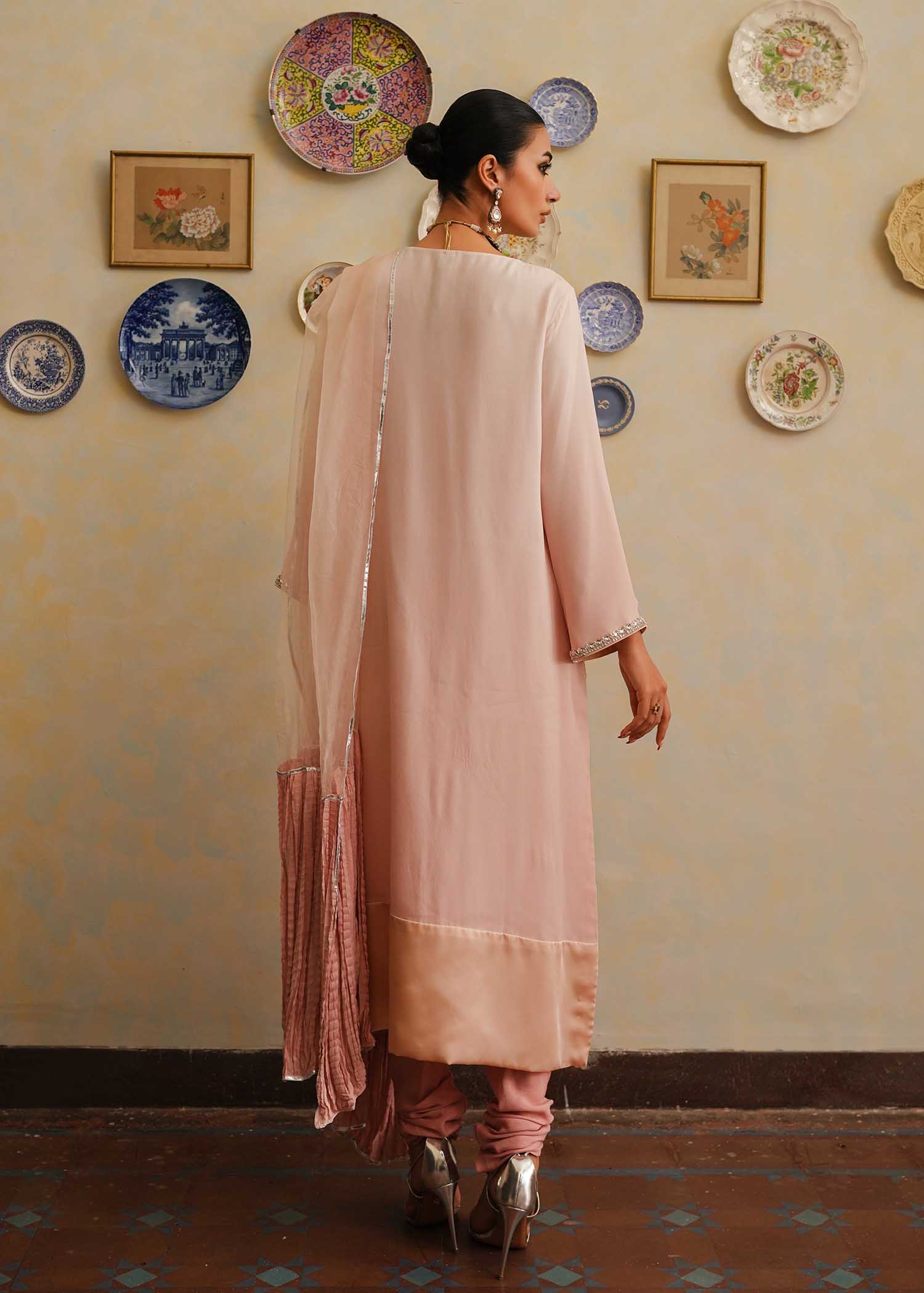 Mahgul | Eid Edit 2024 | Pink Shade by Designer Mahgul - House of Maryam - Pakistani Designer Ethnic Wear in {{ shop.shopifyCountryName }}