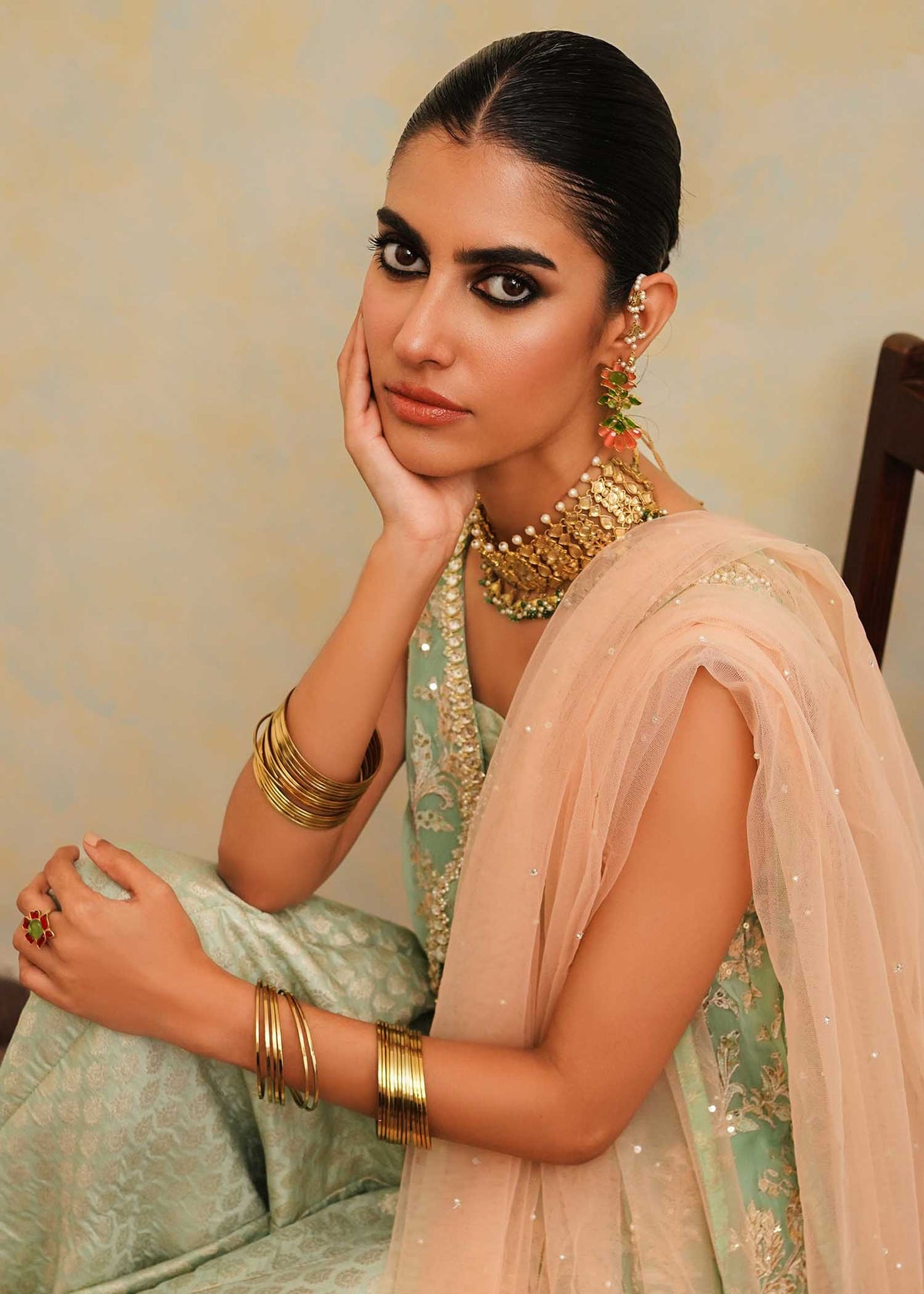 Mahgul | Eid Edit 2024 | Aqua Dream -  Mahgul Luxury - Original Designer Dress - House of Maryam