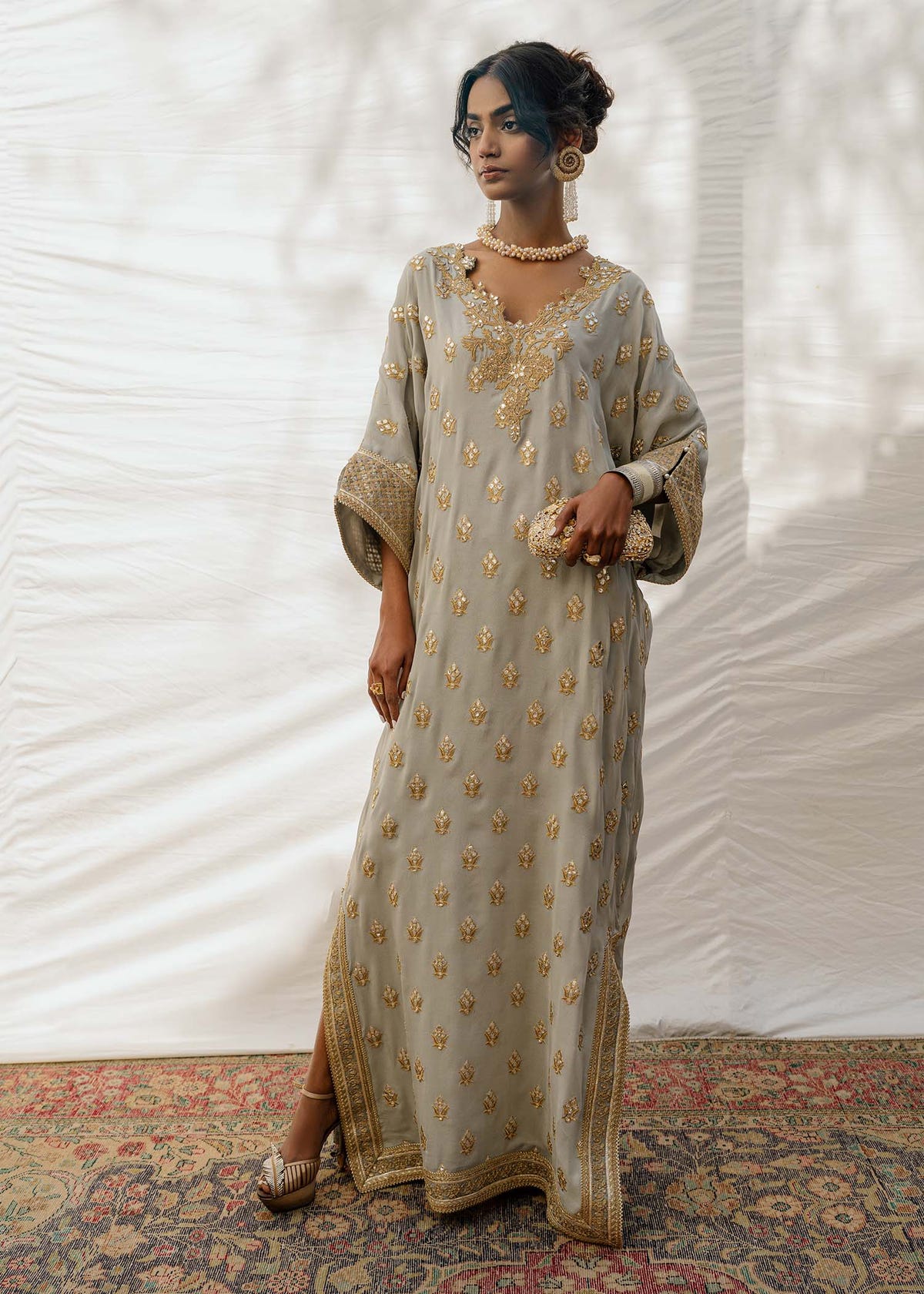 Mahgul | Eid Edit 2024 | Grey Amethyst -  Mahgul Luxury - Original Designer Dress - House of Maryam