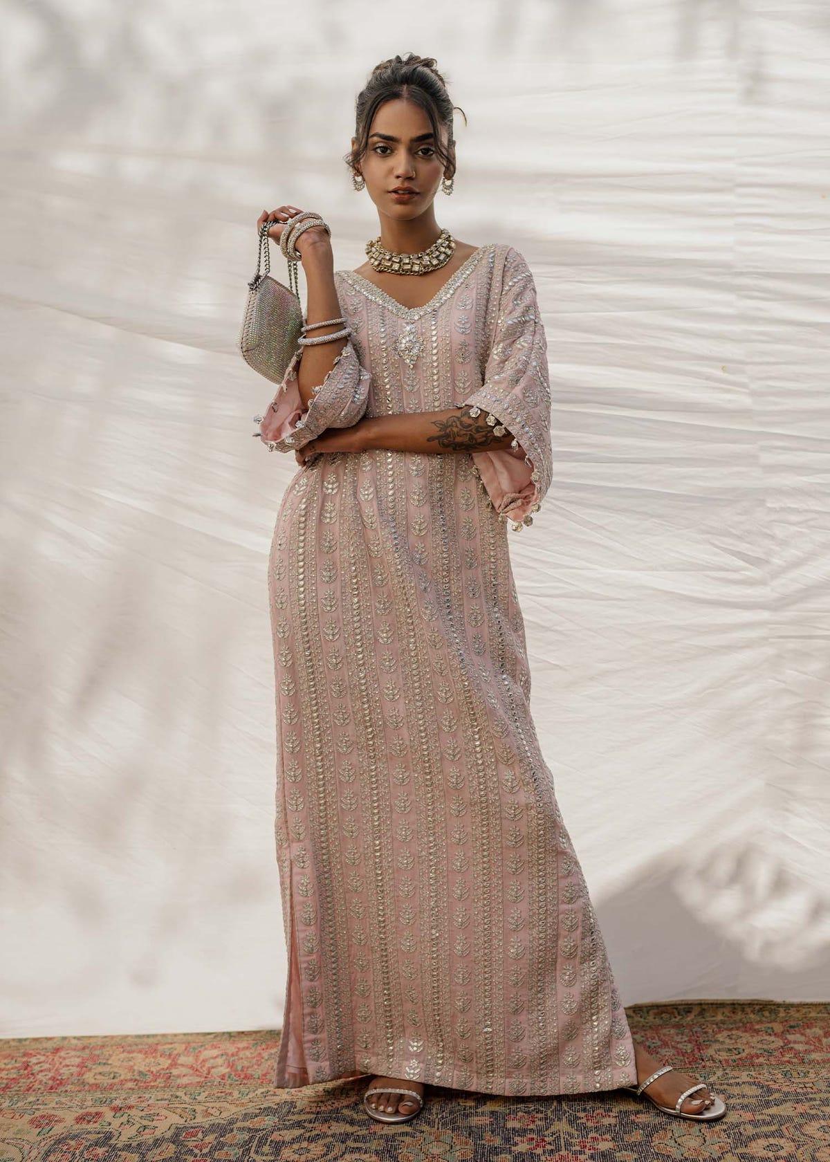 Mahgul | Eid Edit 2024 | Rose Mirror -  Mahgul Luxury - Original Designer Dress - House of Maryam