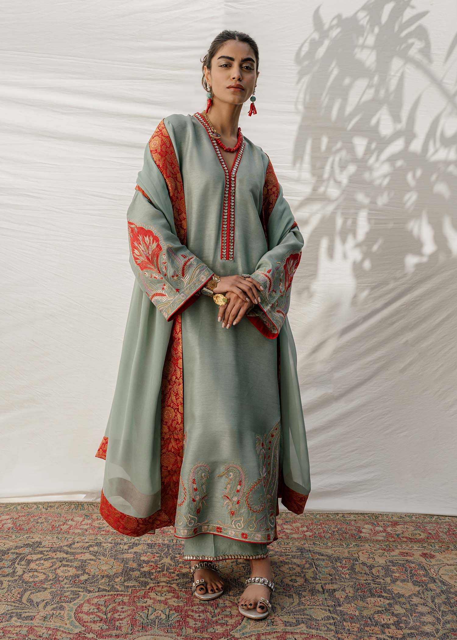 Mahgul | Eid Edit 2024 | Kashmiri Sea by Designer Mahgul - House of Maryam - Pakistani Designer Ethnic Wear in {{ shop.shopifyCountryName }}