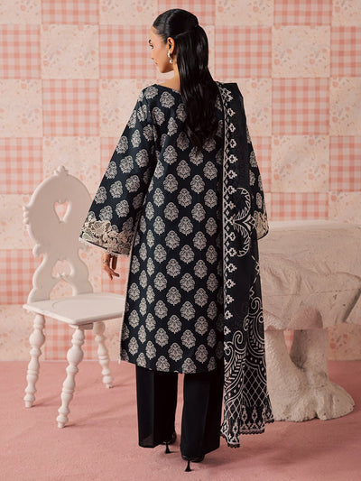 Mahnur | Afsana Lawn 26 | AL-05-Brand:Mahnur-Type:Ladies Clothes-Black-Lawn-House of Maryam- Buy in UK, USA