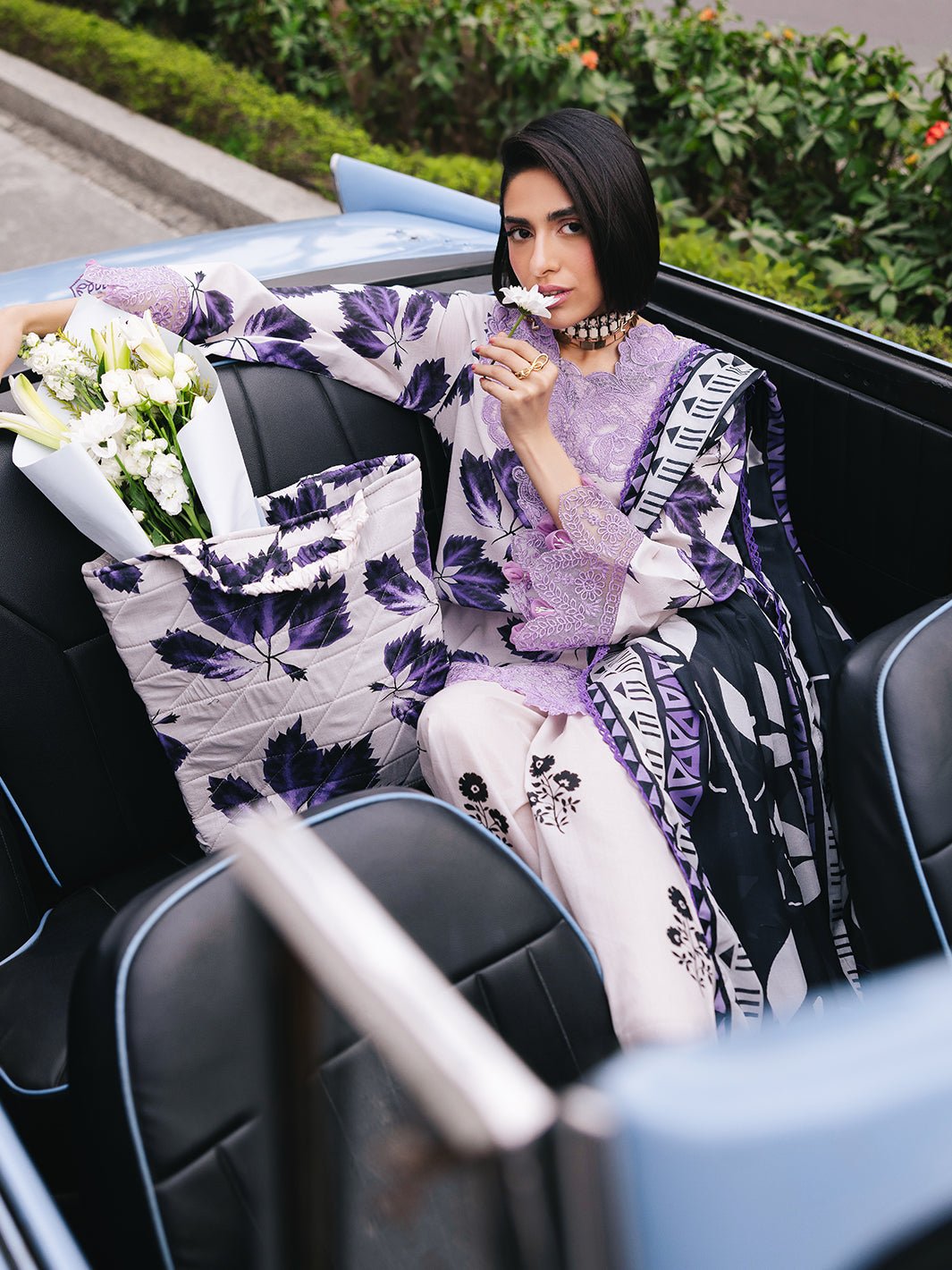 Mahnur | Broadway Luxury Lawn 25 | Lilac-Brand:Mahnur-Type:Ladies Clothes-Lilac-Lawn-House of Maryam- Buy in UK, USA