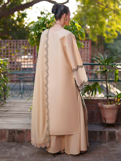 Mahnur | Fiona Lawn 26 | F-04-Brand:Mahnur-Type:Ladies Clothes-Beige-Lawn-House of Maryam- Buy in UK, USA