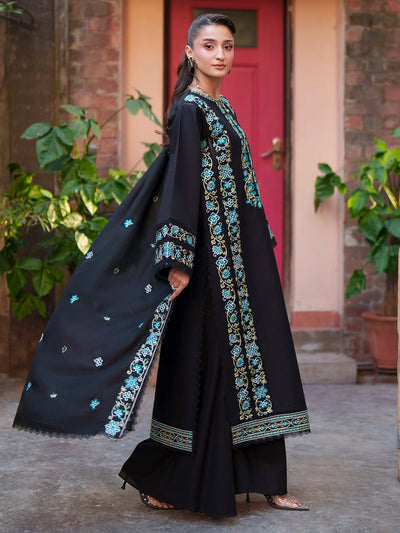 Mahnur | Fiona Lawn 26 | F-11-Brand:Mahnur-Type:Ladies Clothes-Black-Lawn-House of Maryam- Buy in UK, USA