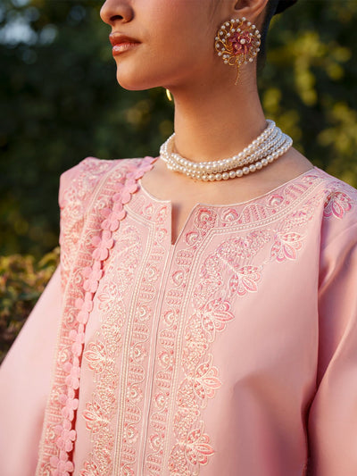 Mahnur | Fiona Lawn 26 | F-13-Brand:Mahnur-Type:Ladies Clothes-Pink-Lawn-House of Maryam- Buy in UK, USA