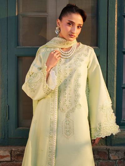 Mahnur | Fiona Lawn 26 | F-14-Brand:Mahnur-Type:Ladies Clothes-Mint Green-Lawn-House of Maryam- Buy in UK, USA