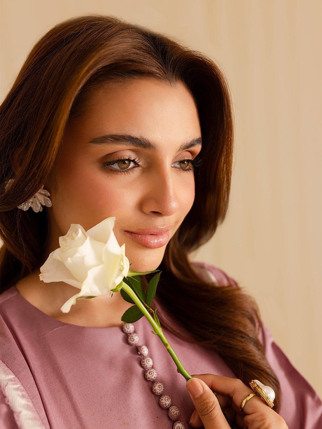 Mahnur | Petal Whispers Lawn Pret | Liliosa-Brand:Mahnur-Type:Ladies Clothes-Lilac-Lawn-House of Maryam- Buy in UK, USA
