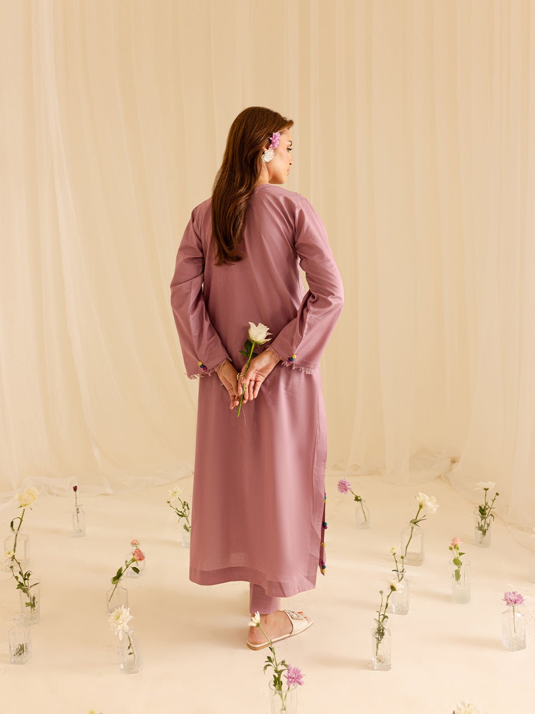 Mahnur | Petal Whispers Lawn Pret | Liliosa-Brand:Mahnur-Type:Ladies Clothes-Lilac-Lawn-House of Maryam- Buy in UK, USA