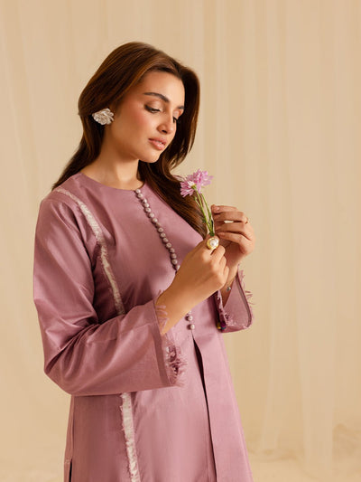 Mahnur | Petal Whispers Lawn Pret | Liliosa-Brand:Mahnur-Type:Ladies Clothes-Lilac-Lawn-House of Maryam- Buy in UK, USA