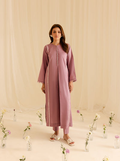 Mahnur | Petal Whispers Lawn Pret | Liliosa-Brand:Mahnur-Type:Ladies Clothes-Lilac-Lawn-House of Maryam- Buy in UK, USA