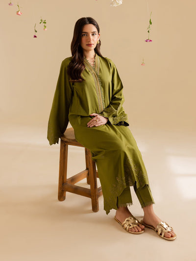 Mahnur | Petal Whispers Lawn Pret | Verdant-Brand:Mahnur-Type:Ladies Clothes-mendhi-Lawn-House of Maryam- Buy in UK, USA