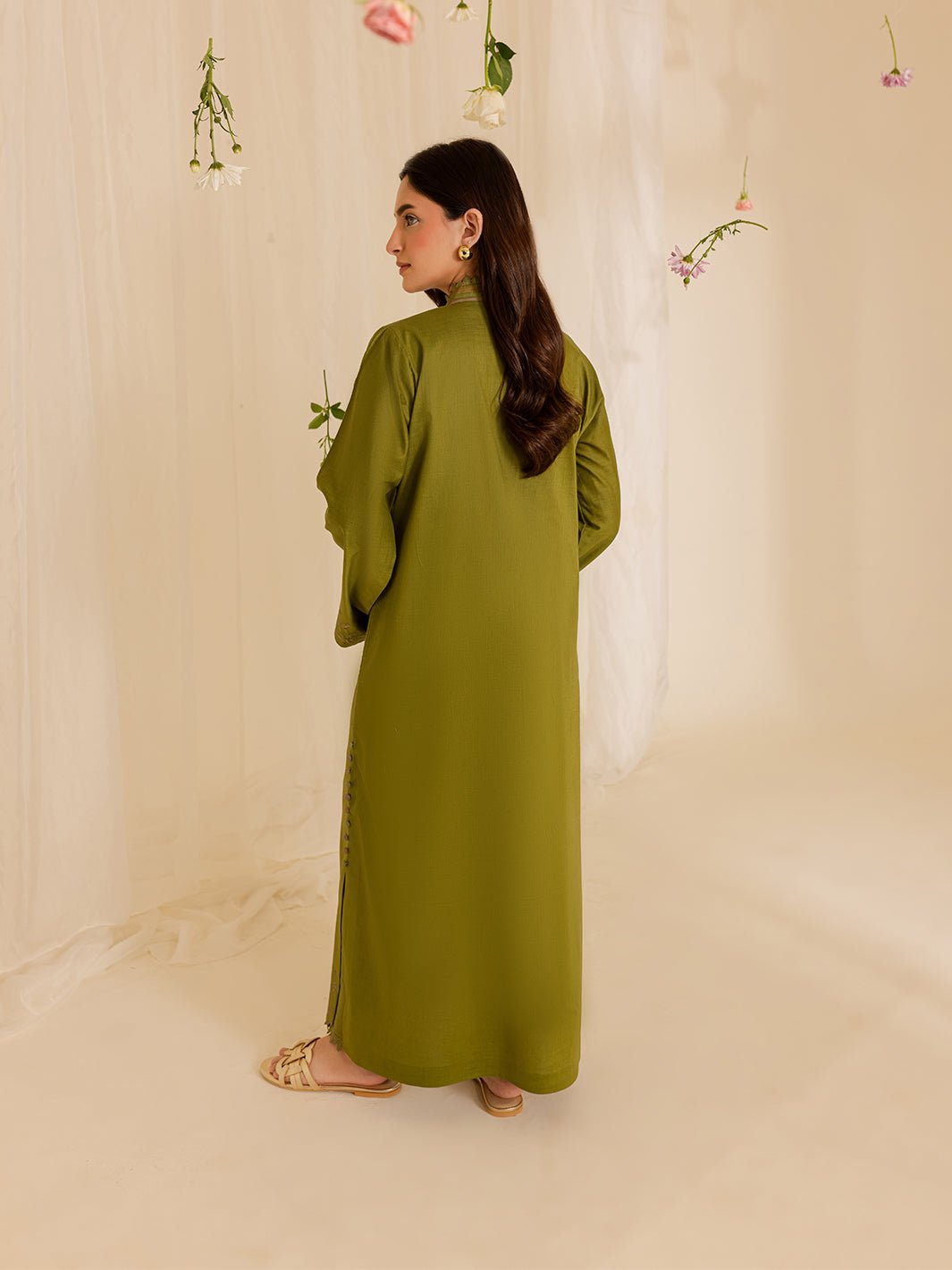 Mahnur | Petal Whispers Lawn Pret | Verdant-Brand:Mahnur-Type:Ladies Clothes-mendhi-Lawn-House of Maryam- Buy in UK, USA