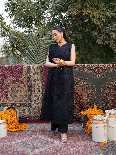 Mahnur | Satrangi Lawn 26 | ST-12-Brand:Mahnur-Type:Ladies Clothes-Black-Lawn-House of Maryam- Buy in UK, USA