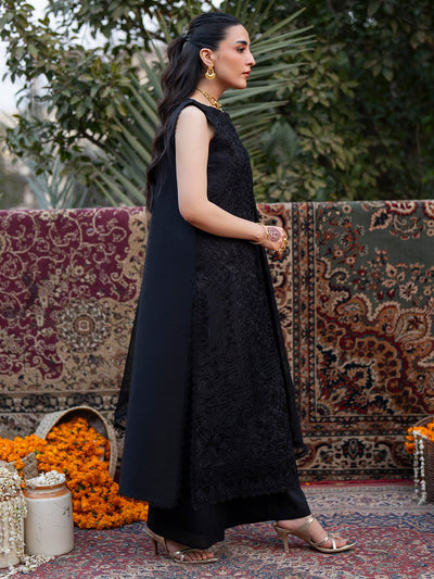 Mahnur | Satrangi Lawn 26 | ST-12-Brand:Mahnur-Type:Ladies Clothes-Black-Lawn-House of Maryam- Buy in UK, USA