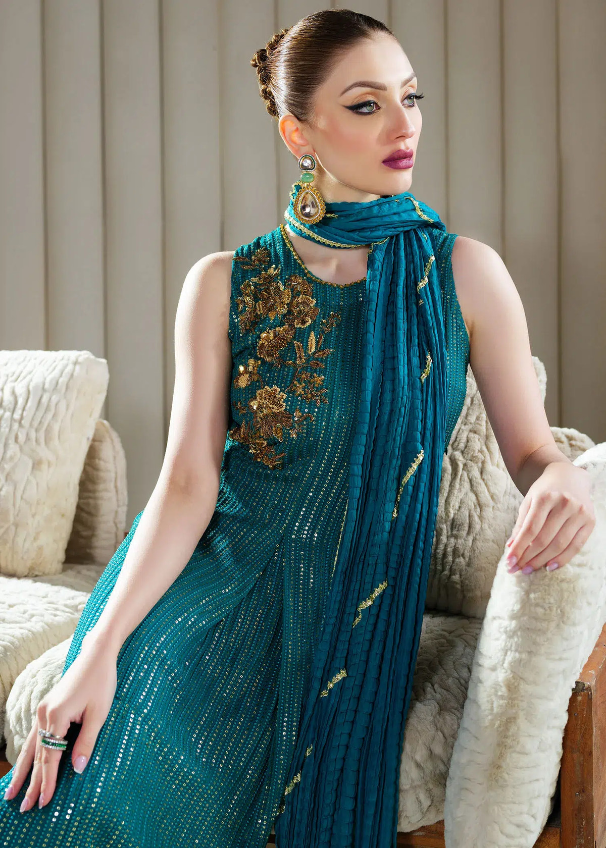 Mahum Asad | Forever and Ever Formals | Whisper -  Mahum Asad Formal - Original Designer Dress - House of Maryam