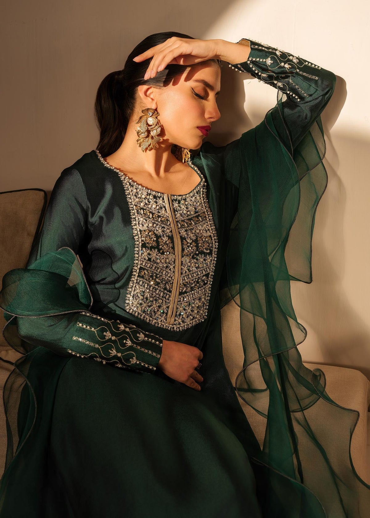 Mahum Asad | Raising The Bar | Icon -  Mahum Asad Formal - Original Designer Dress - House of Maryam
