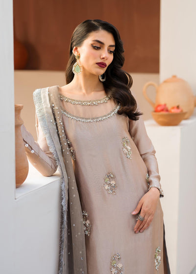 Mahum Asad | Raising The Bar | Sand -  Mahum Asad Formal - Original Designer Dress - House of Maryam