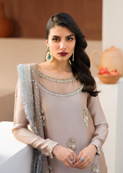 Mahum Asad | Raising The Bar | Sand -  Mahum Asad Formal - Original Designer Dress - House of Maryam