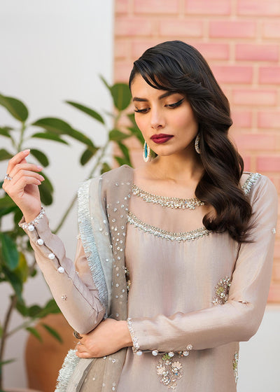 Mahum Asad | Raising The Bar | Sand -  Mahum Asad Formal - Original Designer Dress - House of Maryam