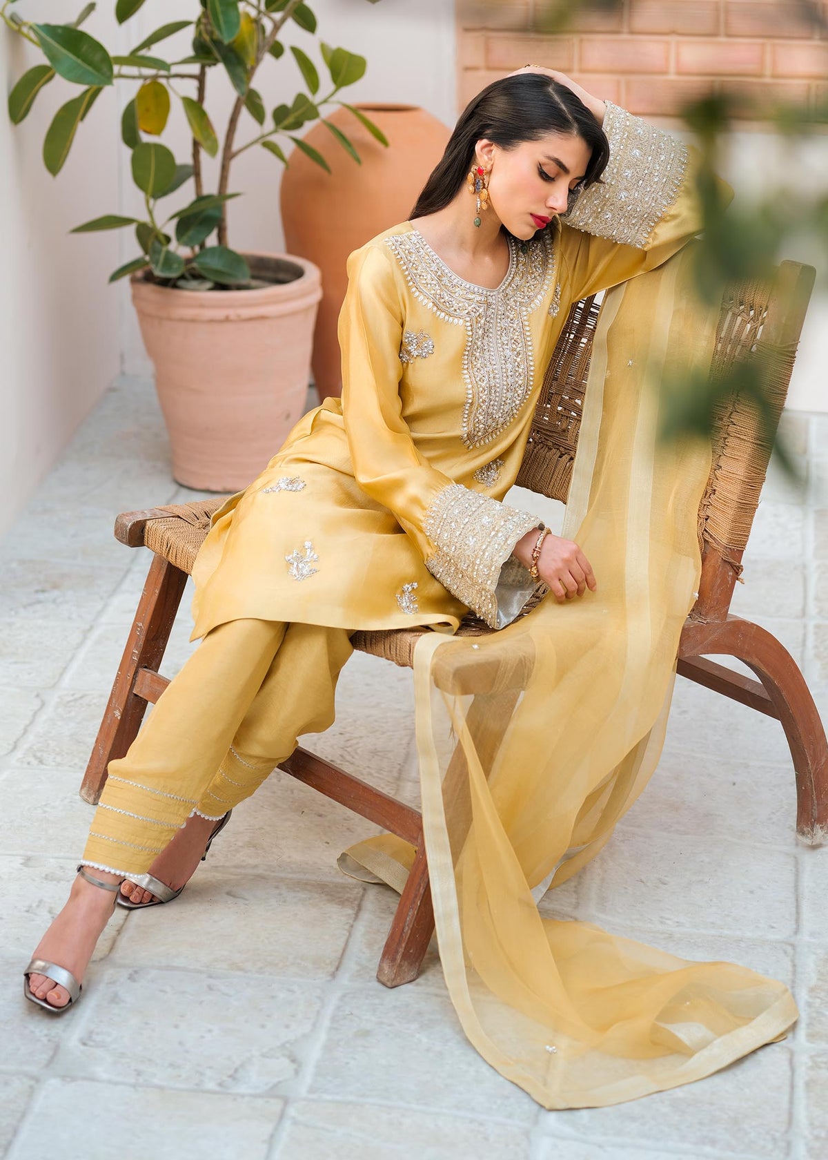 Mahum Asad | Raising The Bar | Bombshell -  Mahum Asad Formal - Original Designer Dress - House of Maryam