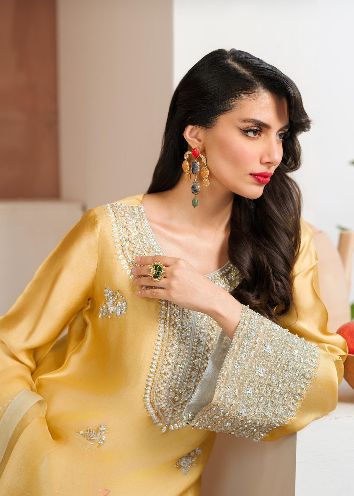 Mahum Asad | Raising The Bar | Bombshell -  Mahum Asad Formal - Original Designer Dress - House of Maryam