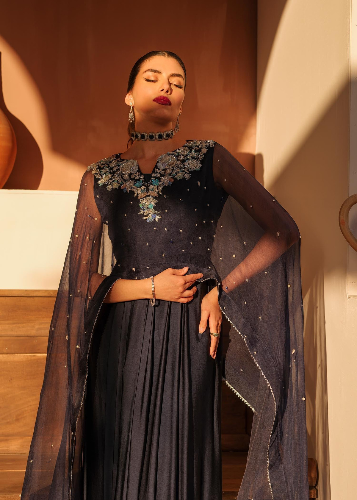 Mahum Asad | Raising The Bar | Trophy -  Mahum Asad Formal - Original Designer Dress - House of Maryam