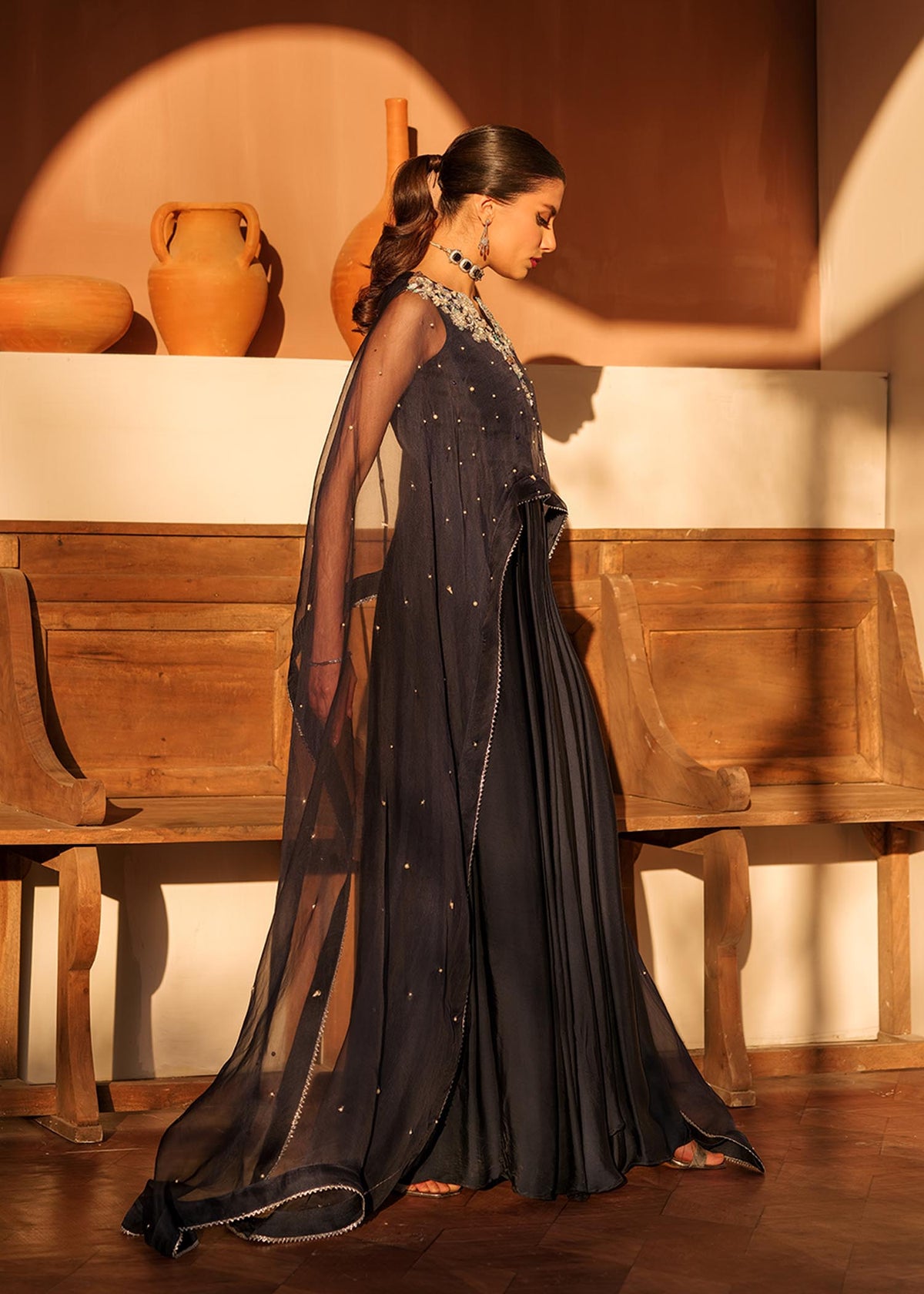 Mahum Asad | Raising The Bar | Trophy -  Mahum Asad Formal - Original Designer Dress - House of Maryam