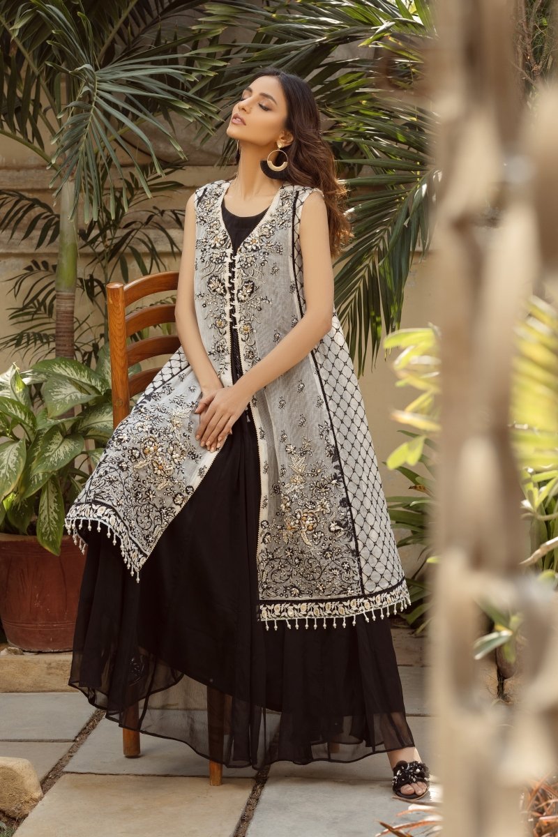 Panache | Pret | Majestic Monotony -  Panache By Mona  - Original Designer Dress - House of Maryam