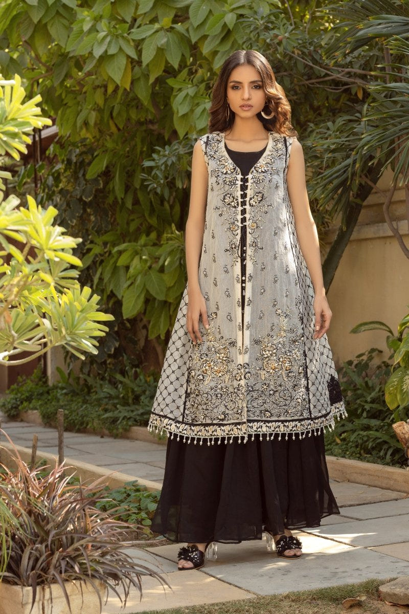 Panache | Pret | Majestic Monotony -  Panache By Mona  - Original Designer Dress - House of Maryam