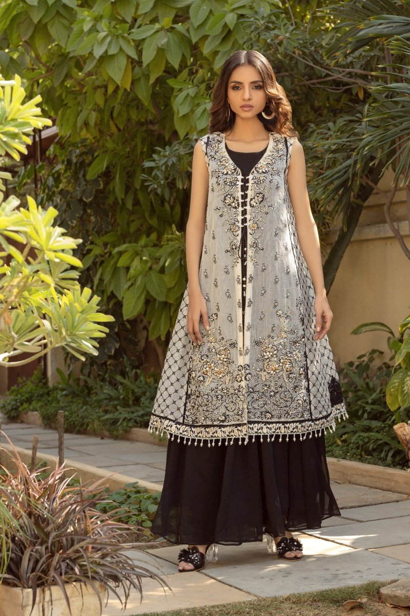 Panache | Pret | Majestic Monotony -  Panache By Mona  - Original Designer Dress - House of Maryam