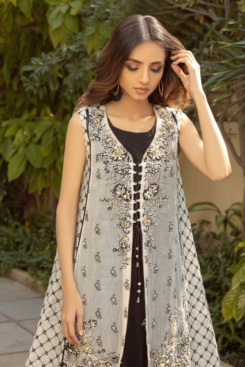 Panache | Pret | Majestic Monotony -  Panache By Mona  - Original Designer Dress - House of Maryam