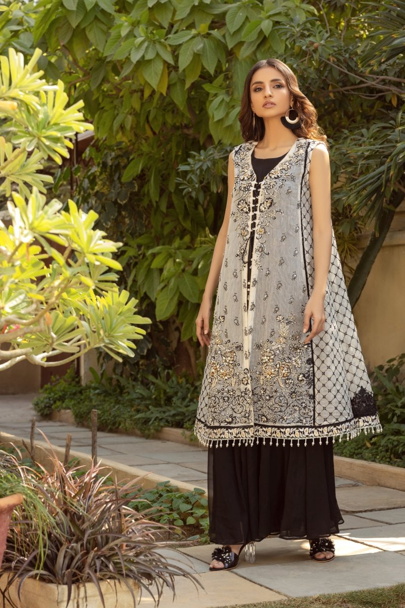 Panache | Pret | Majestic Monotony -  Panache By Mona  - Original Designer Dress - House of Maryam