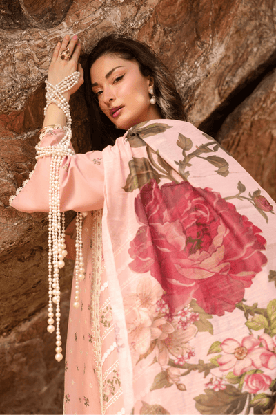Manara | Eid Pret Collection 26 | CHERRY BLOOSOM-Brand:Manara-Type:Ladies Clothes-Pink-Lawn-House of Maryam- Buy in UK, USA