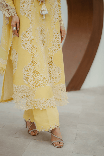 Manara | Eid Pret Collection 26 | LILLY-Brand:Manara-Type:Ladies Clothes-Maize Yellow-Lawn-House of Maryam- Buy in UK, USA