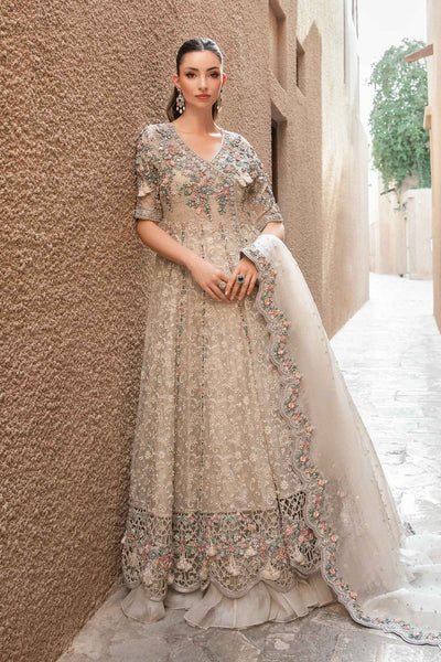 Maria B | Bridal Formals | Irem-Brand:Maria B-Type:Ladies Clothes-Coffee-Organza-House of Maryam- Buy in UK, USA