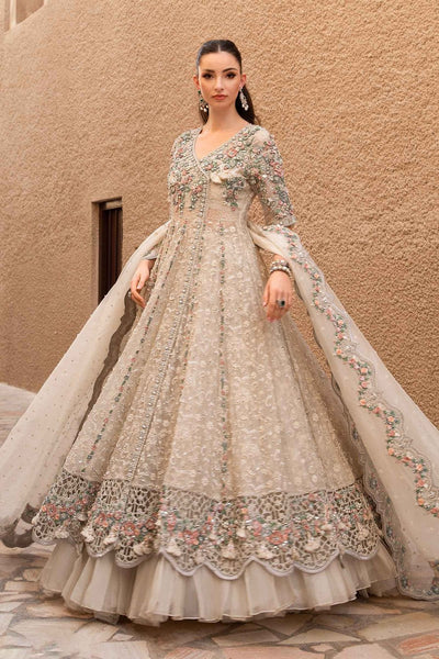 Maria B | Bridal Formals | Irem-Brand:Maria B-Type:Ladies Clothes-Coffee-Organza-House of Maryam- Buy in UK, USA
