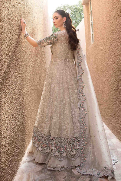 Maria B | Bridal Formals | Irem-Brand:Maria B-Type:Ladies Clothes-Coffee-Organza-House of Maryam- Buy in UK, USA