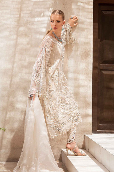 Maria B | Bridal Formals | Pearla-Brand:Maria B-Type:Ladies Clothes-Off White-Pure Organza-House of Maryam- Buy in UK, USA