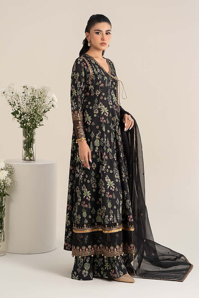 Maria B | Eid Collection Pret | DW-EF25-26R1-Brand:Maria B-Type:Ladies Clothes-Black-Lawn-House of Maryam- Buy in UK, USA