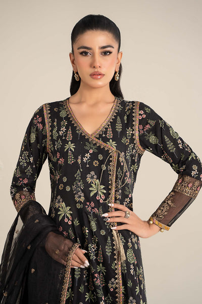 Maria B | Eid Collection Pret | DW-EF25-26R1-Brand:Maria B-Type:Ladies Clothes-Black-Lawn-House of Maryam- Buy in UK, USA