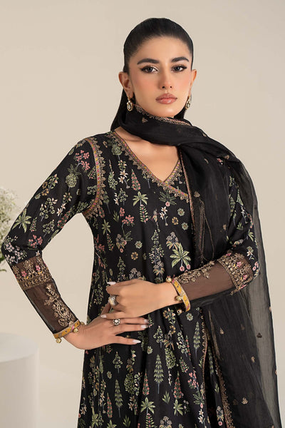 Maria B | Eid Collection Pret | DW-EF25-26R1-Brand:Maria B-Type:Ladies Clothes-Black-Lawn-House of Maryam- Buy in UK, USA